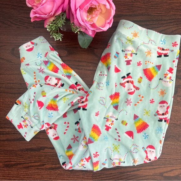 Isaac Mizrahi velour holiday joggers, size M - Picture 1 of 6